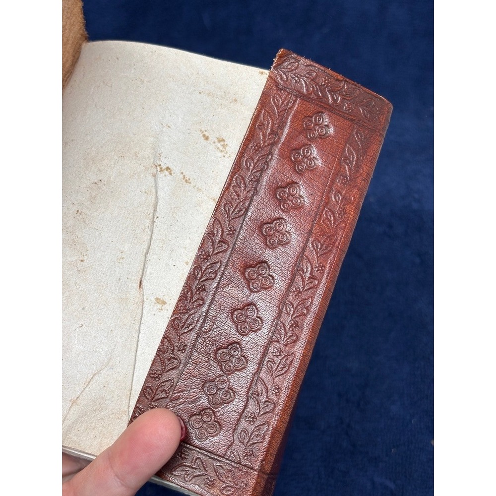 Handmade Leather Journal Notebook Diary Embossed Celtic Design Stone‎ - Picture 4 of 11